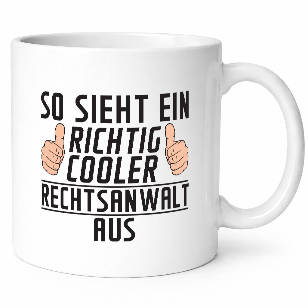 Richtig Cooler Rechtsanwalt | Anwalt Jurist lustiger Spruch Geschenk Humor