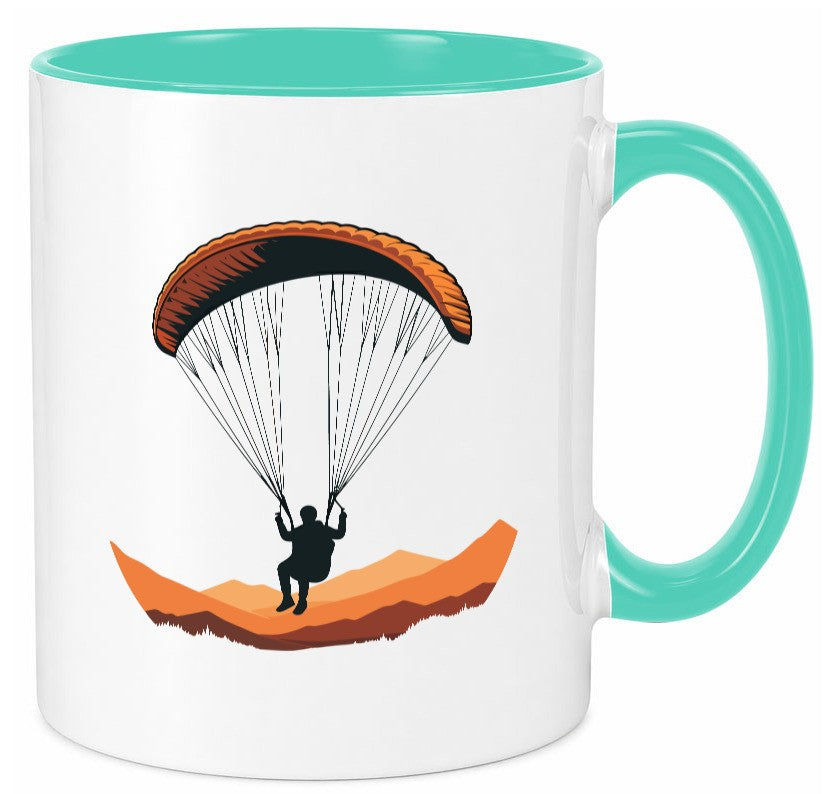 Gleitschirm | Motiv Paragleiter Gleitschirmfliegen vl3 Humor Geschenkidee Tasse