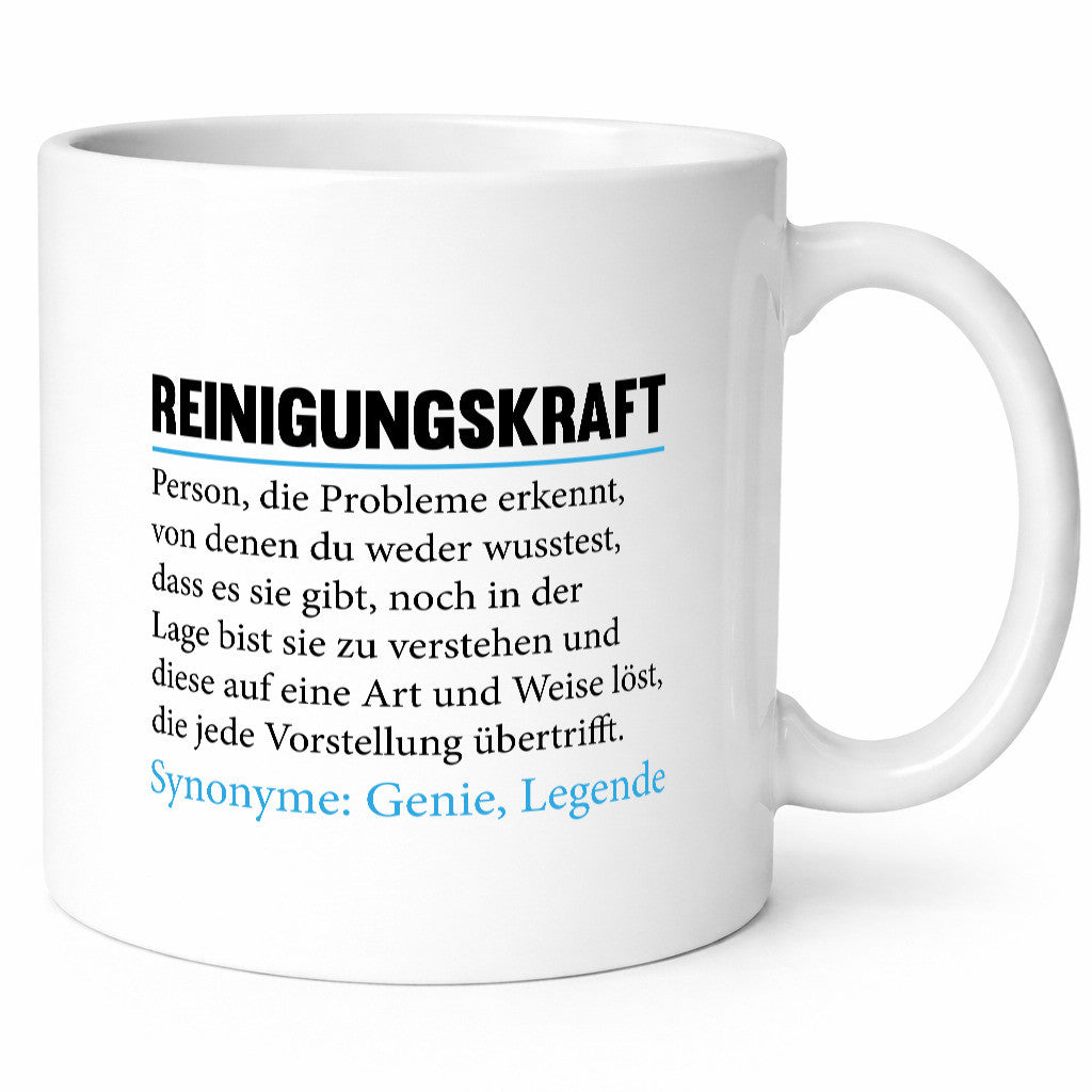 Reinigungskraft | Beruf Reinigung Putzkraft Humor lustiger Spruch Geschenk