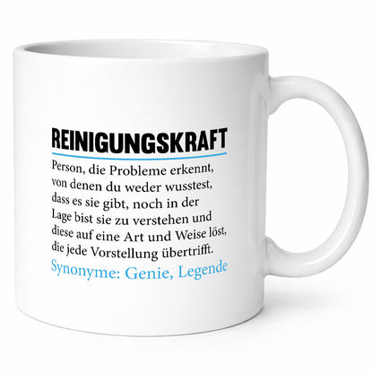Reinigungskraft | Beruf Reinigung Putzkraft Humor lustiger Spruch Geschenk