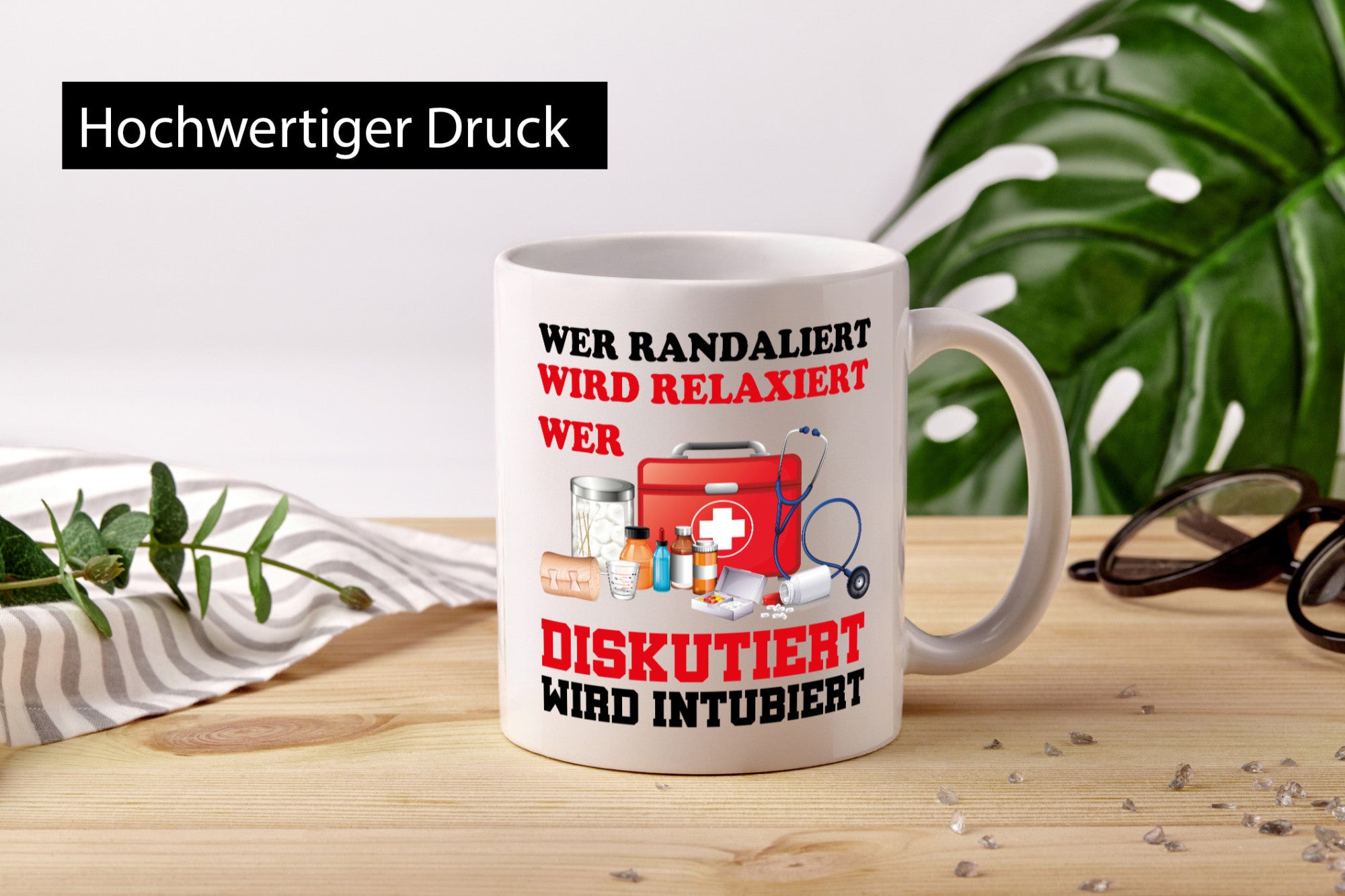 Krankenschwester Geschenkidee Humor Tasse