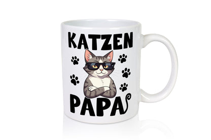 Katzen Papa | Katzenliebhaber Katze lustig Tierliebhaber Humor Geschenk Tasse