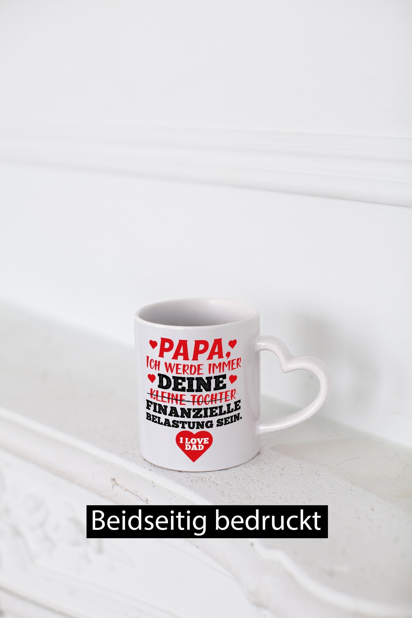 Finanzielle Belastung lustiger Spruch Geschenk Humor Geschenkidee Tasse
