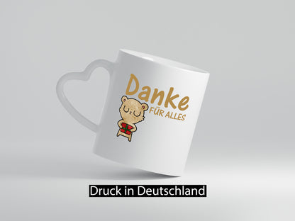 Danke für Alles | Dankeschön Spruch Bär Mitbringsel Geschenk Humor Geschenkidee