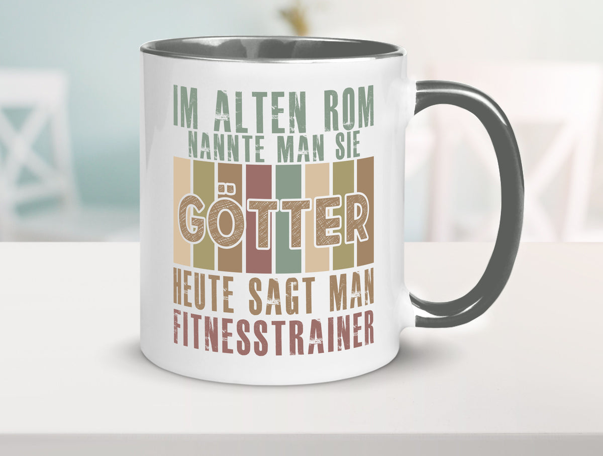 Heute sagt man: Fitnesstrainer | Personal Trainer Geschenkidee Humor Tasse