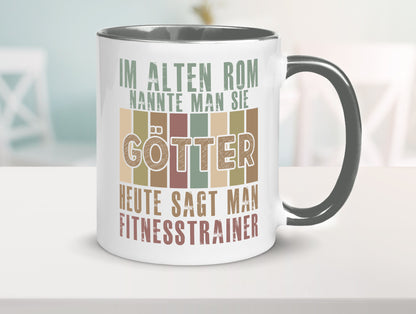 Heute sagt man: Fitnesstrainer | Personal Trainer Geschenkidee Humor Tasse