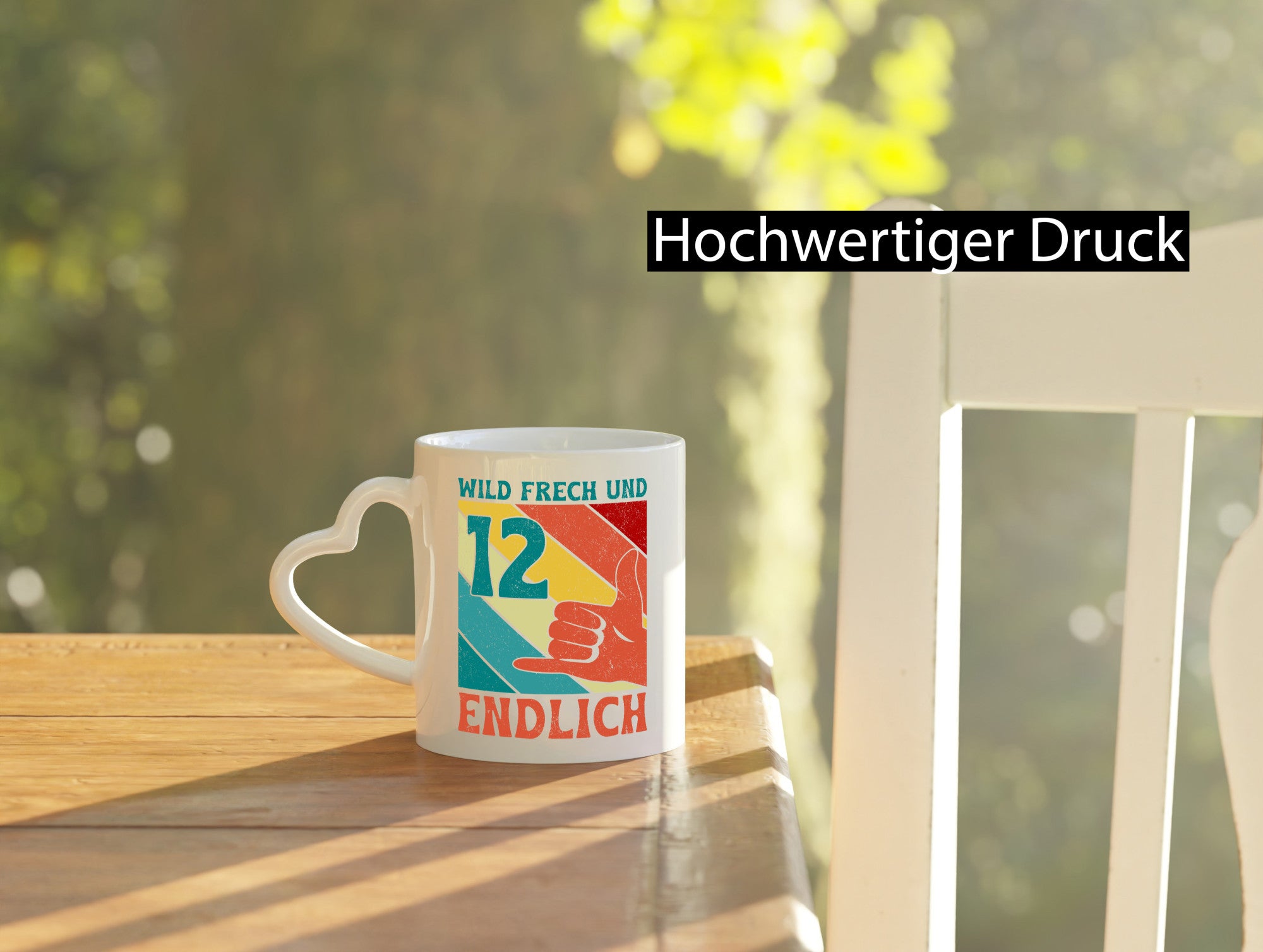 12. Geburtstag | 12 Jahre Wild und Frech Humor Geschenkidee Tasse