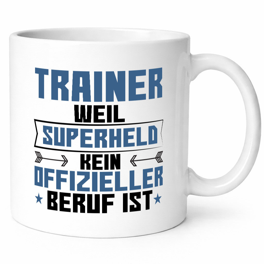 Superheld Trainer | Verein Sport Humor Geschenkidee Tasse