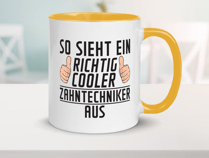 Richtig Cooler Zahntechniker | Zahnmedizin Geschenkidee Humor Tasse