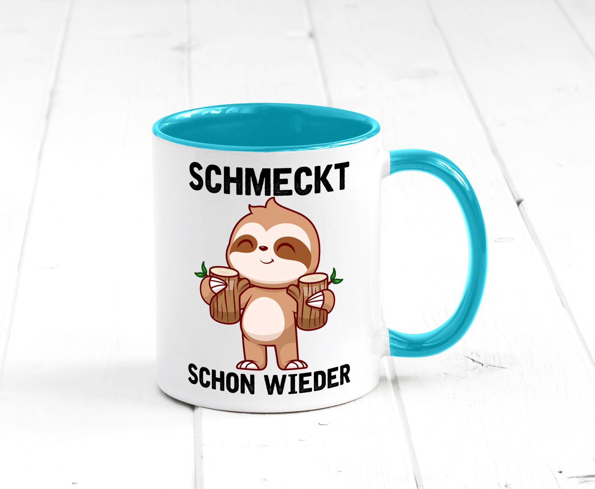 Schmeckt schon wieder | Frankfurt Hessen v2 Geschenkidee Humor Tasse
