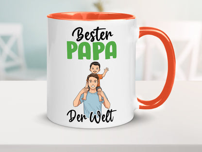 Bester Papa | Vatertag Daddy Familie lustiger Spruch Geschenk Geschenkidee Tasse