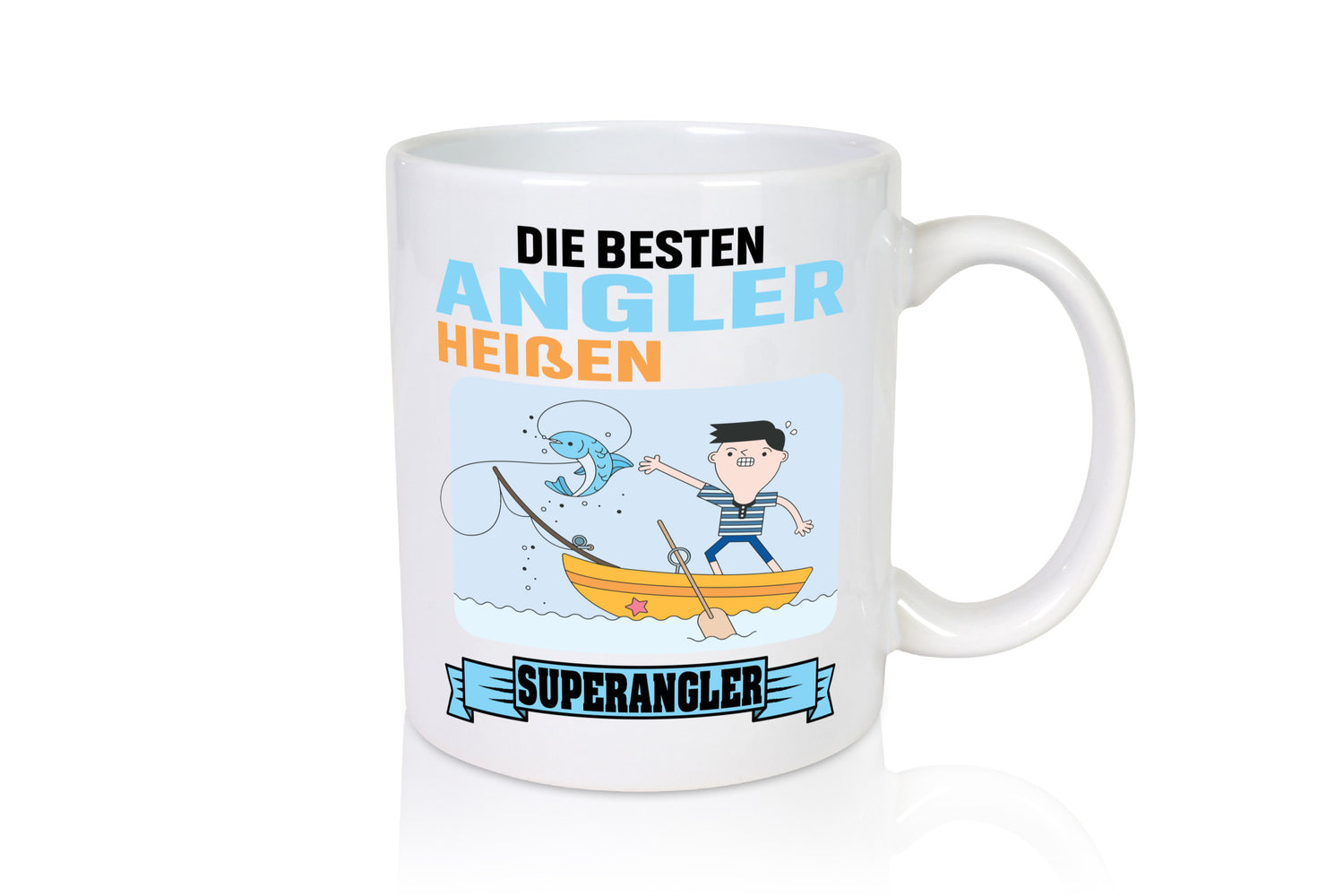 Die besten Angler heißen Superangler Geschenk Humor Geschenkidee lustiger