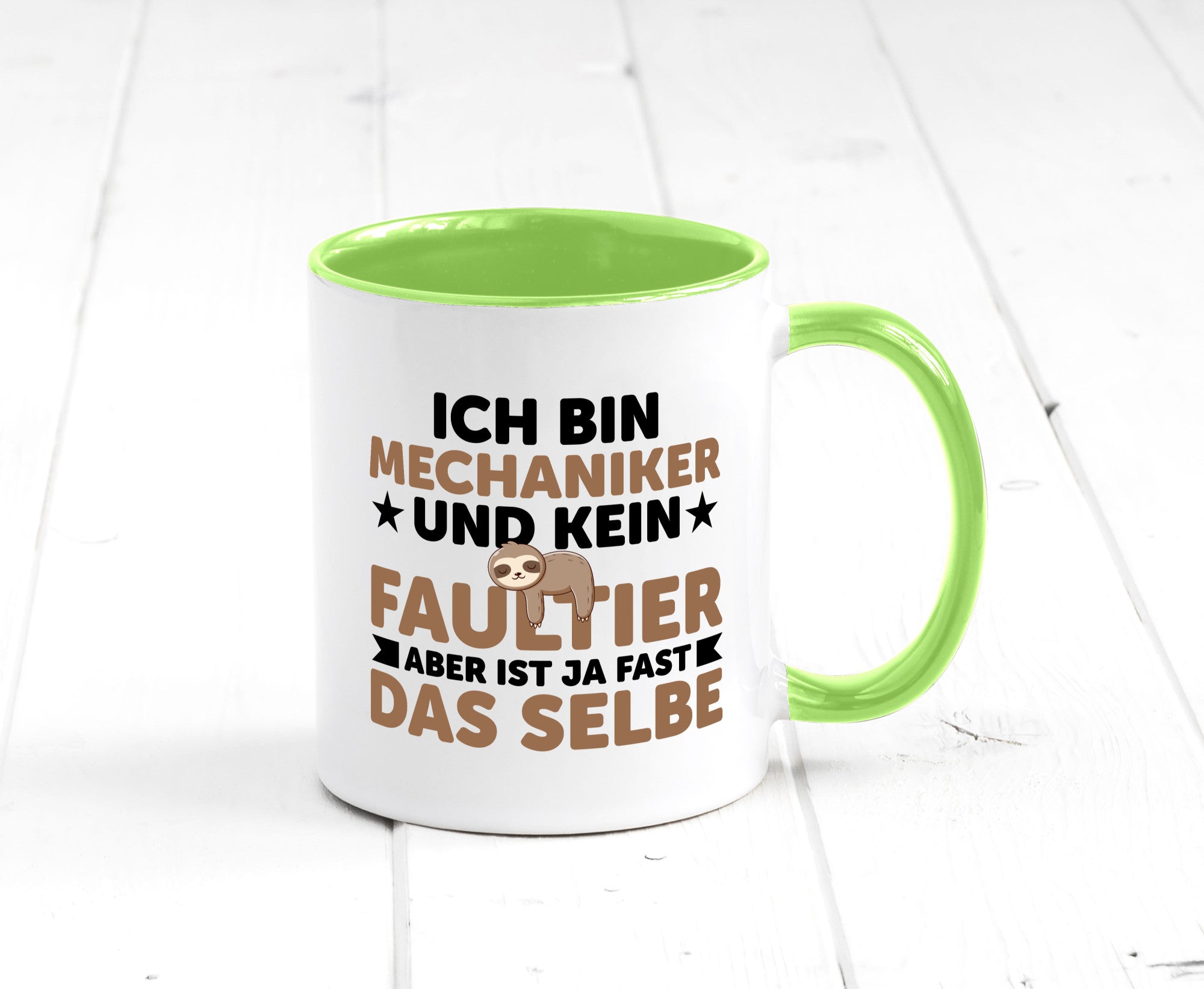 Ich bin kein Faultier: Mechaniker | KFZ Werkstatt Humor Tierliebhaber