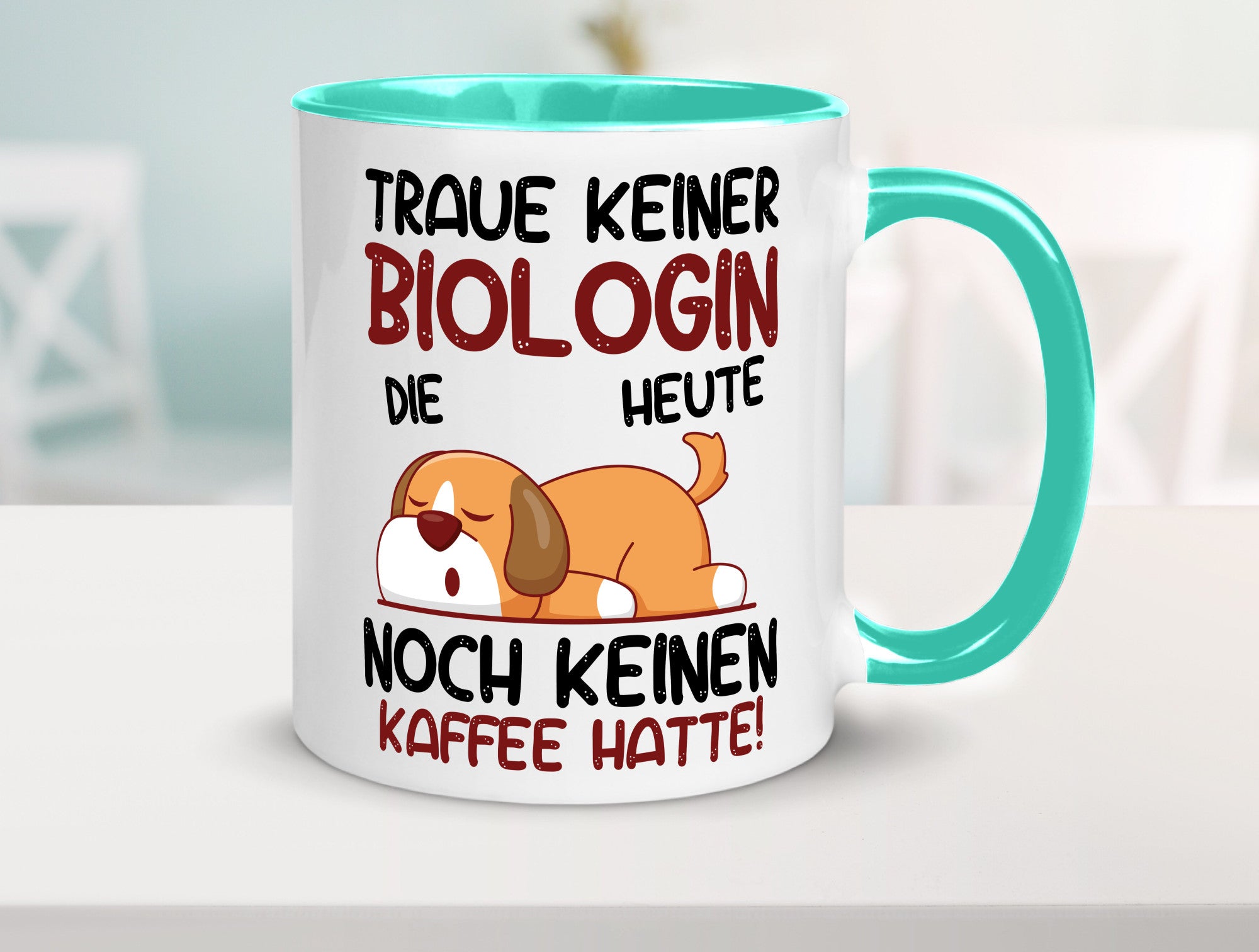 Traue keiner Biologin | Biologie Naturforscherin Geschenkidee Humor Tasse