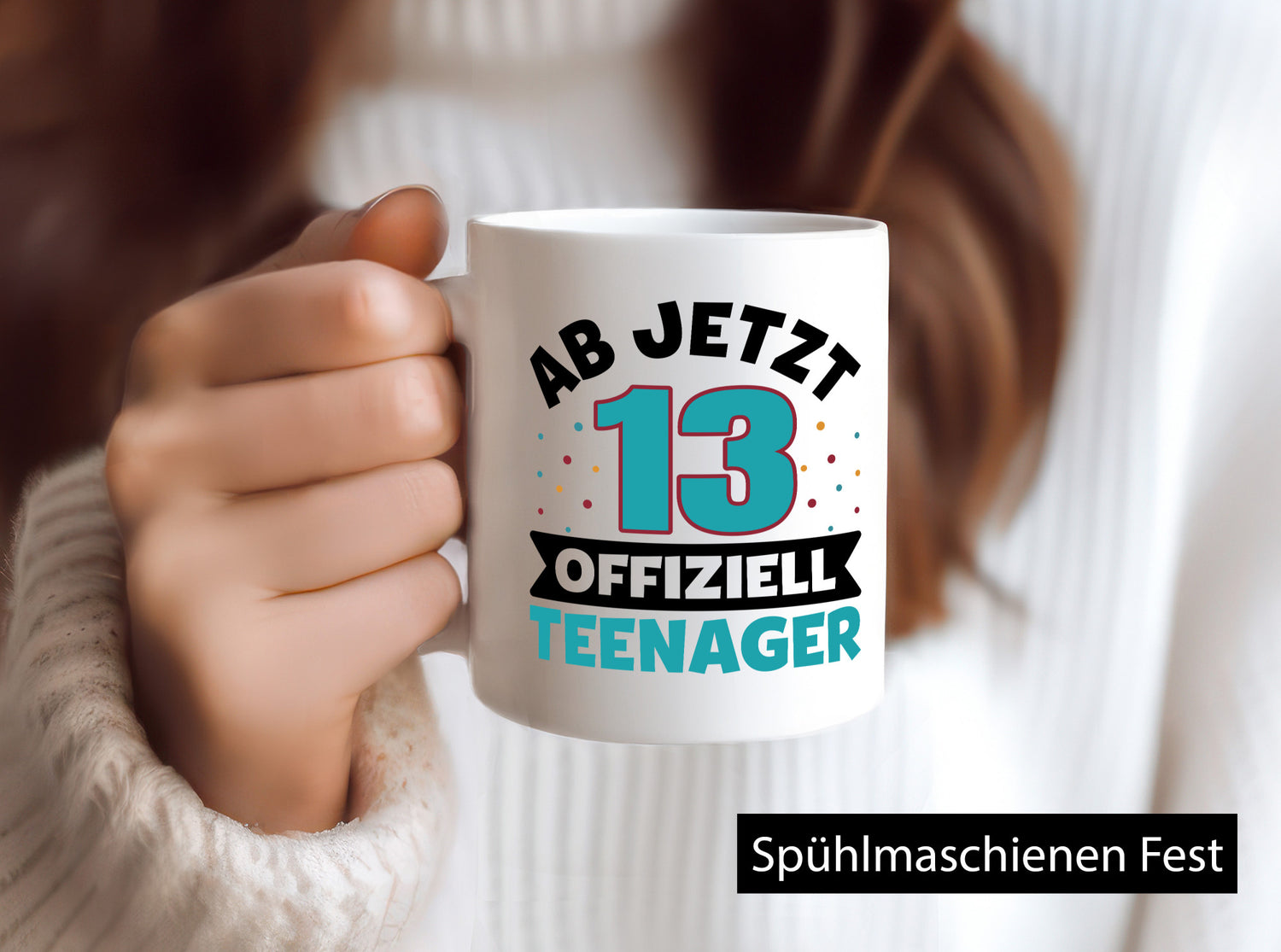 13. Geburtstag | Mädchen Tasse Teenager Spruch vl4 Humor Geschenkidee