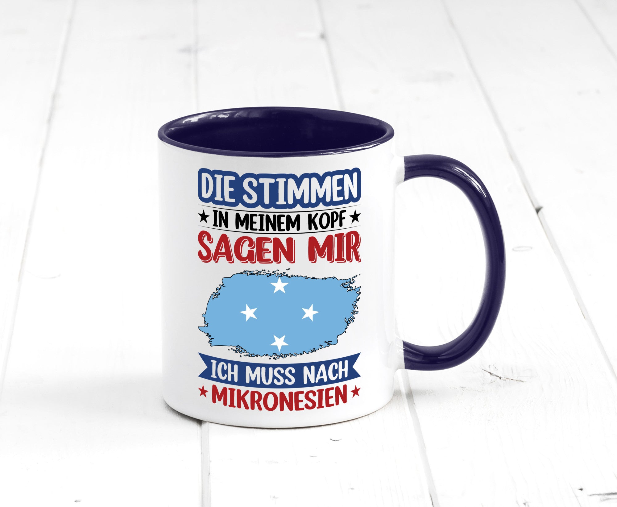 Mikronesien | Urlaub Stimmen in meinem Kopf Traumland Geschenk Humor