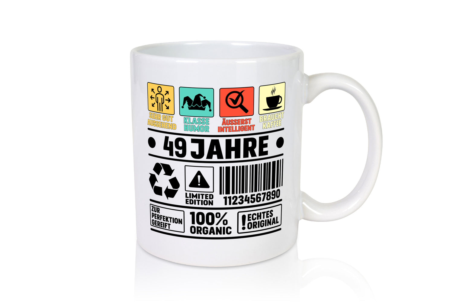 49. Geburtstag | 49 Jahre Humor Limited Edition Geschenkidee Tasse