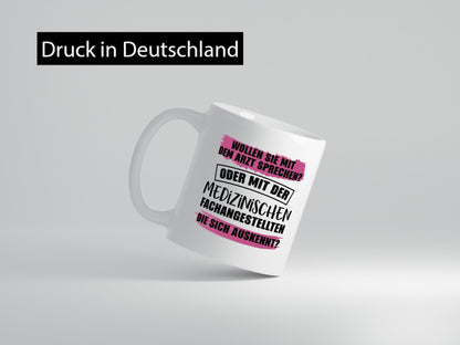 Medizinische Fachangestellte | Beruf Tasse MFA Geschenkidee Arbeit Kollegen
