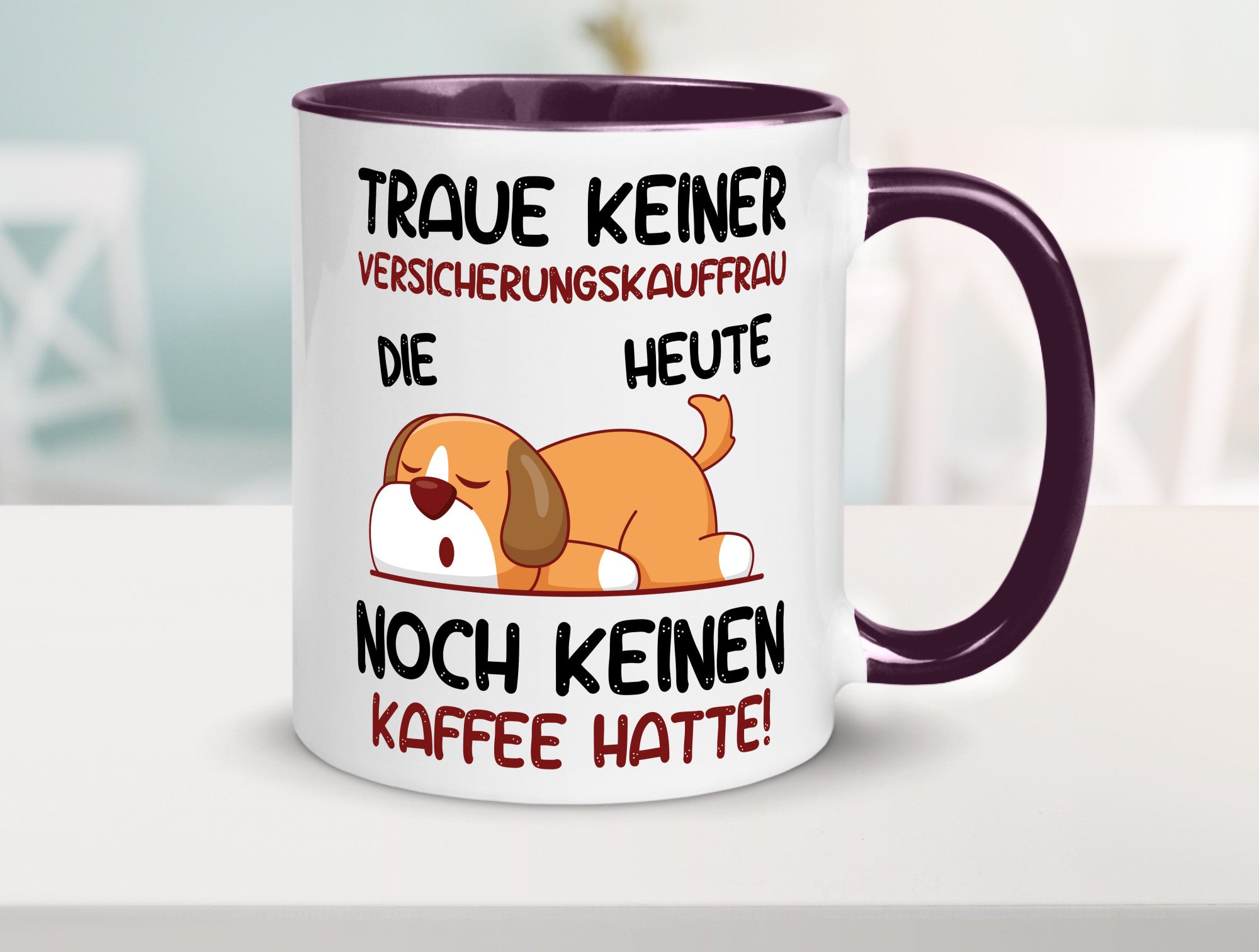Traue keiner Versicherungskauffrau | Kauffrau Geschenk Humor Geschenkidee