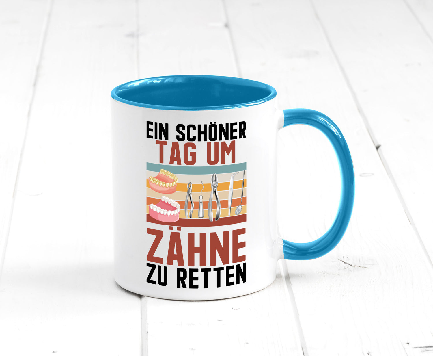 Ein schöner Tag um zähne zu retten | Zahnarzt Geschenk Humor Geschenkidee