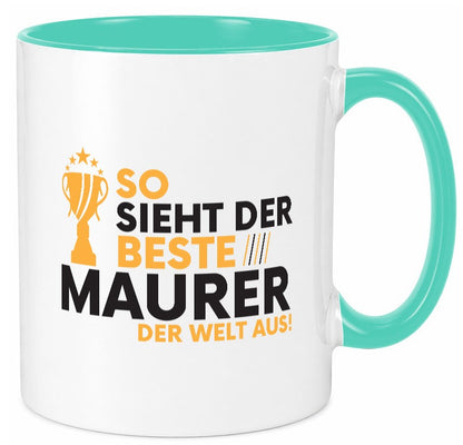 Der Weltbeste Maurer | Bau Handwerker Geschenkidee Humor Tasse
