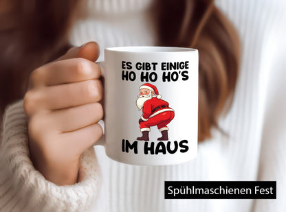 Es gibt einige ho hos im Haus Weihnachten Geschenk Humor Geschenkidee lustiger