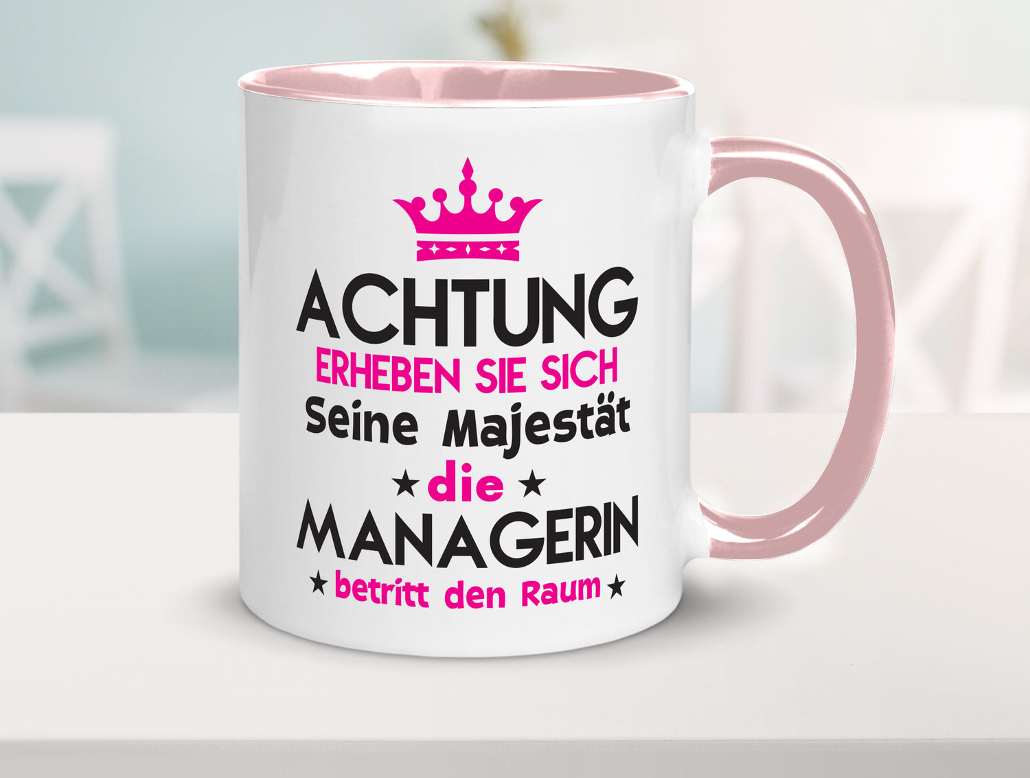 Seine Majestät Managerin | Management lustig Humor Geschenkidee Geschenk Tasse