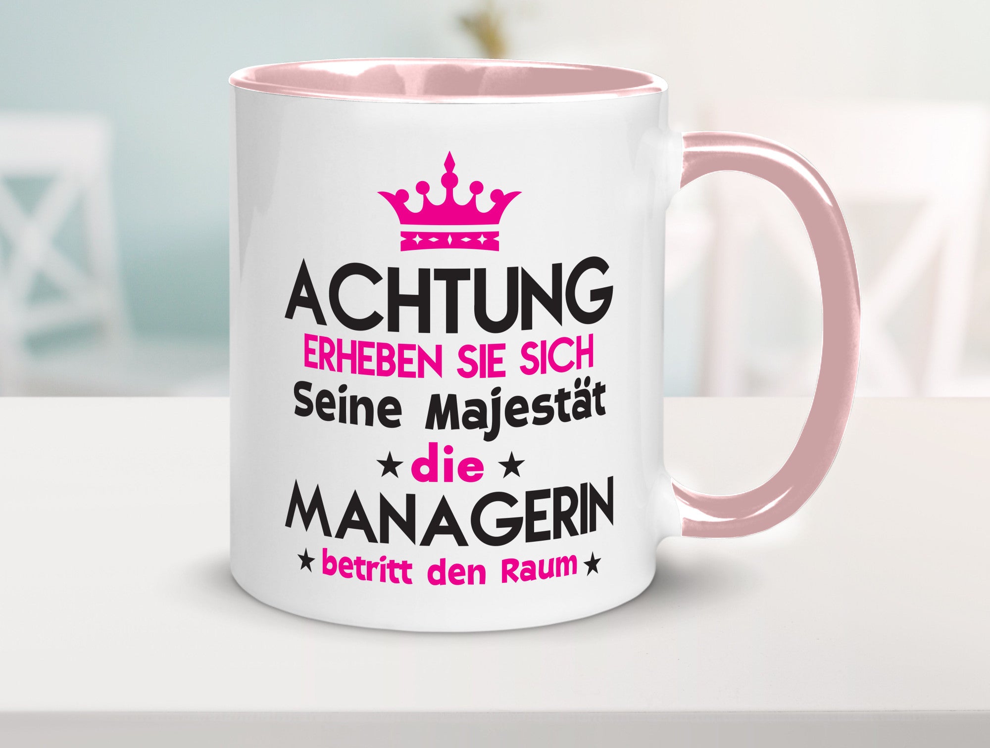 Seine Majestät Managerin | Management lustig Humor Geschenkidee Geschenk Tasse