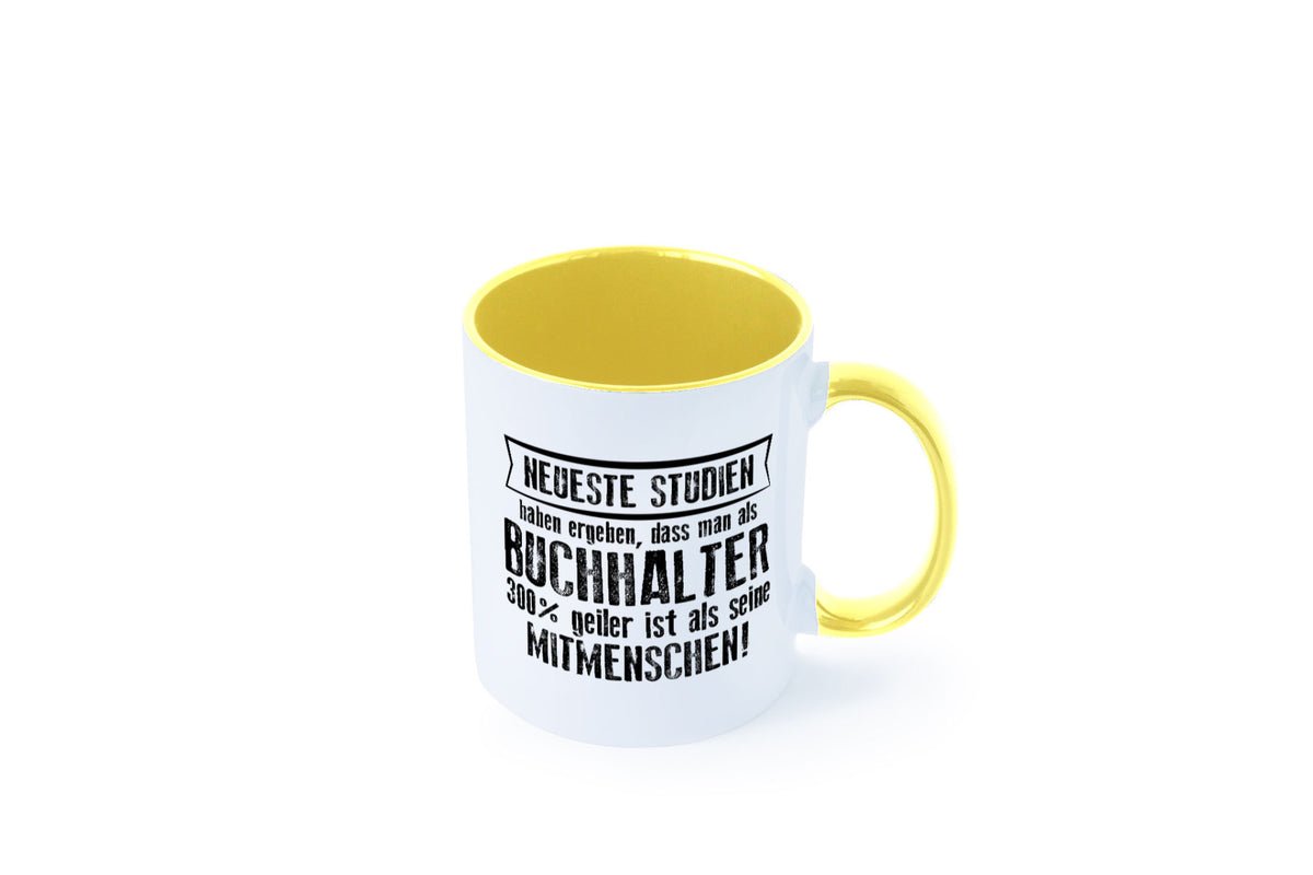 Neuste Studien: Buchhalter | Buchhaltung Humor Geschenkidee Tasse