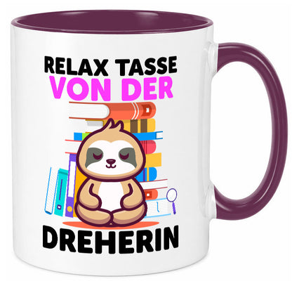 Relax Tasse: Dreherin | Fräser Dreher Humor Geschenkidee Tasse