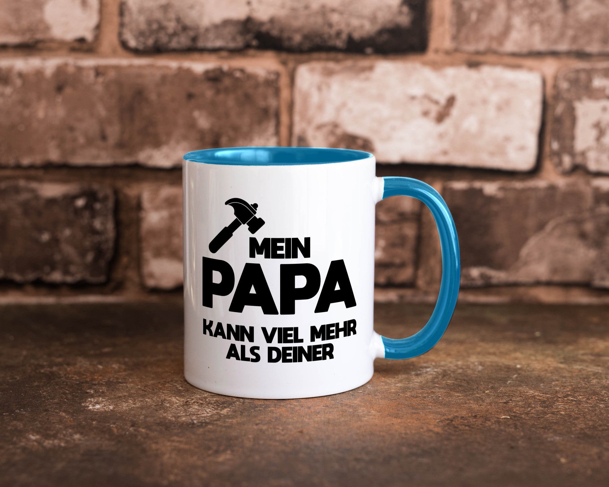 Mein papa kann viel mehr als deiner | Bester lustiger Spruch Geschenk Humor