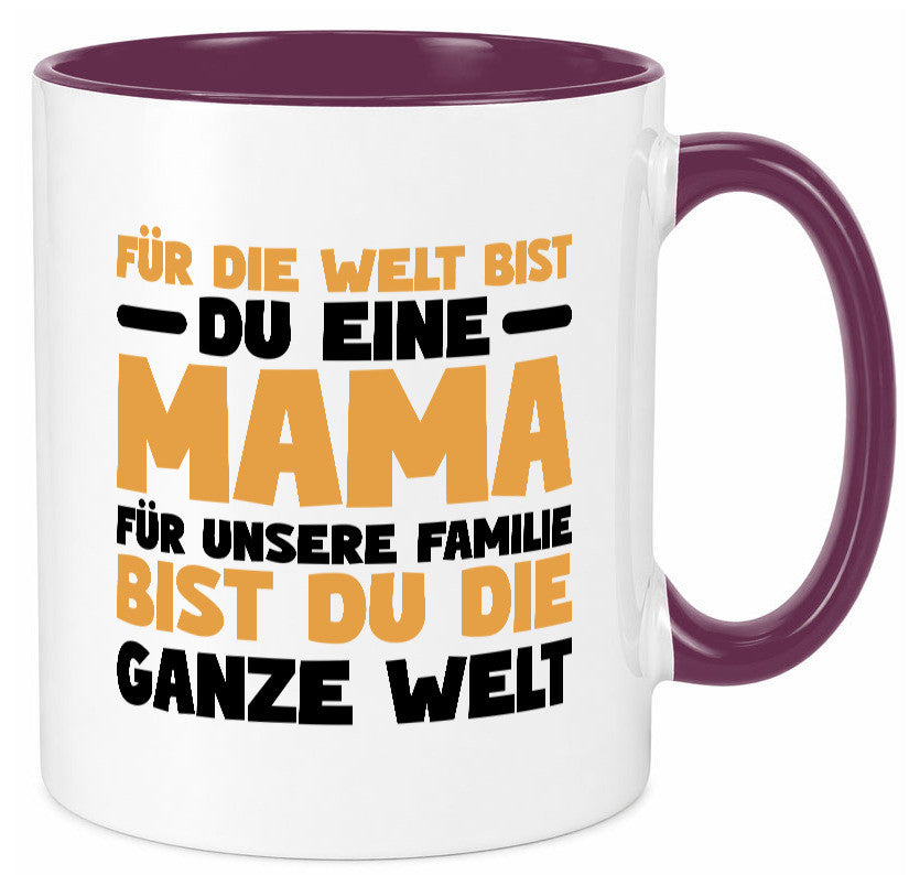 Beste mama der Welt vl8 lustig Familie Geschenkidee Geschenk Tasse