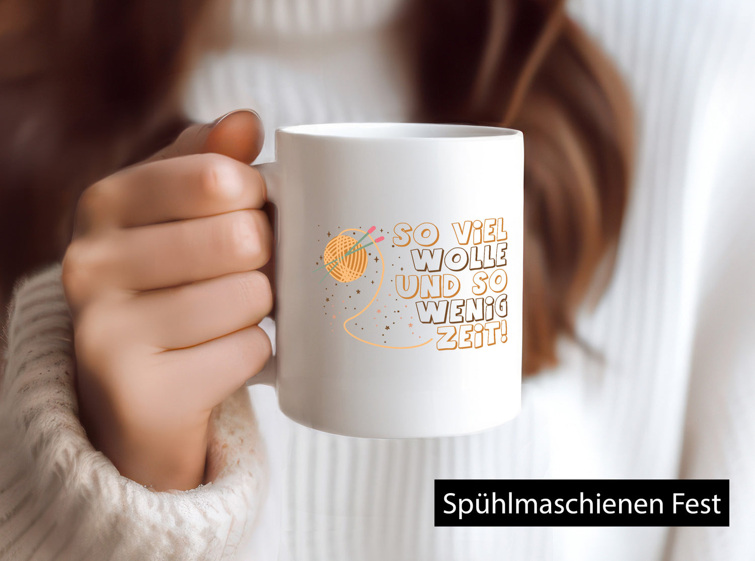 So viel Wolle und wenig Zeit | Stricken Geschenk Humor Geschenkidee lustiger