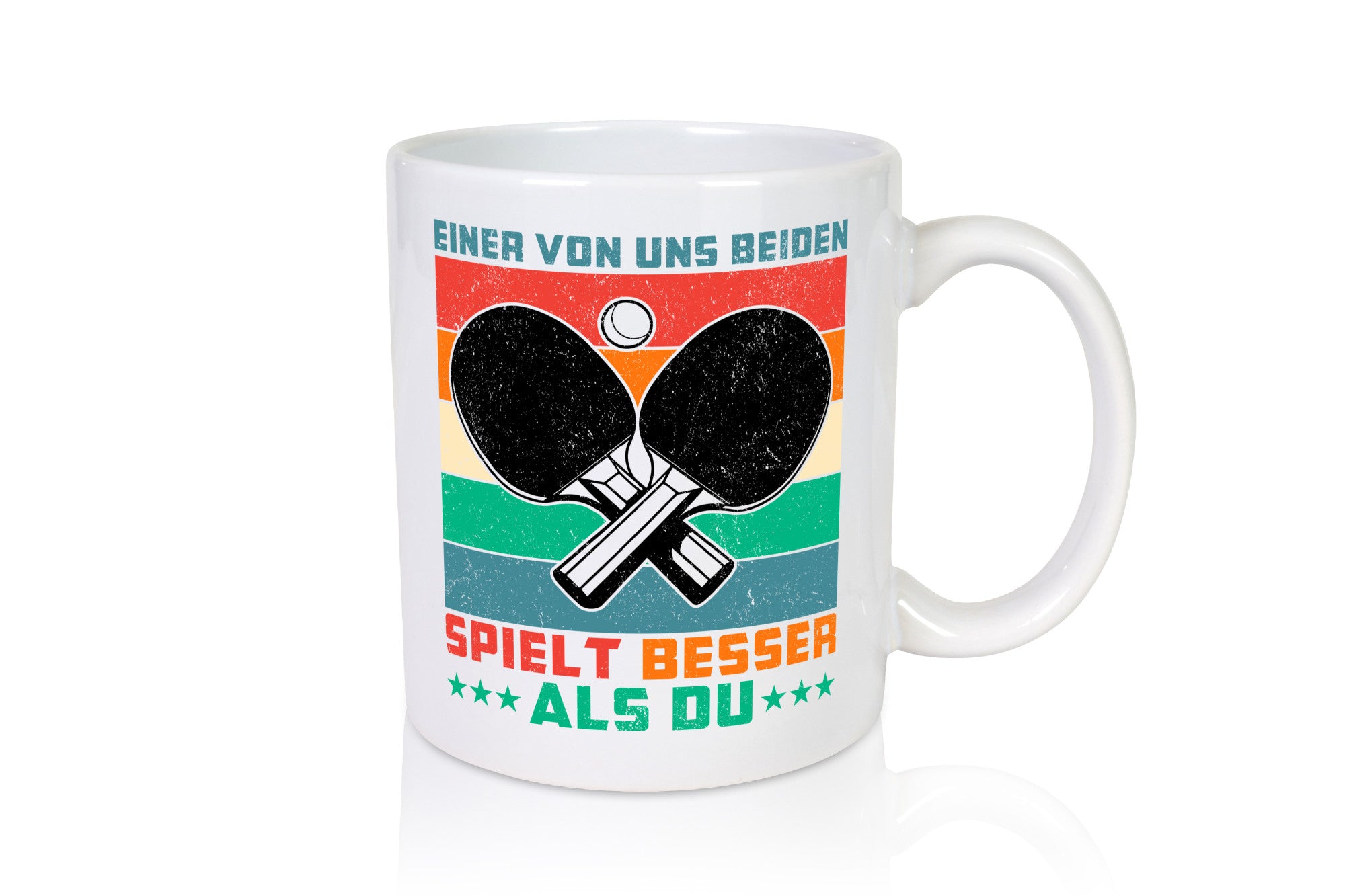Einer von uns beiden spielt besser | Tennis Tischtennis lustig Humor