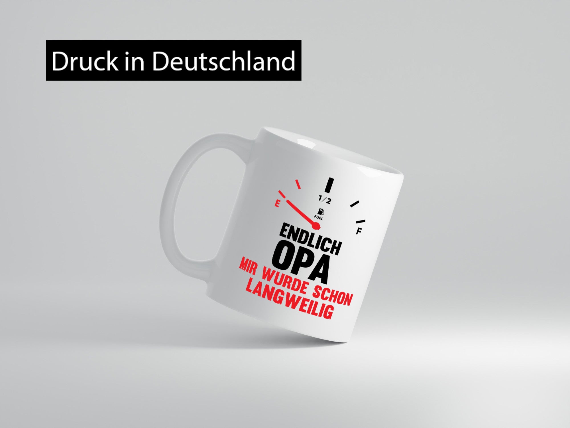 Endlich Opa mir wurde schon langweilig | Geschenkidee Familie Humor Tasse