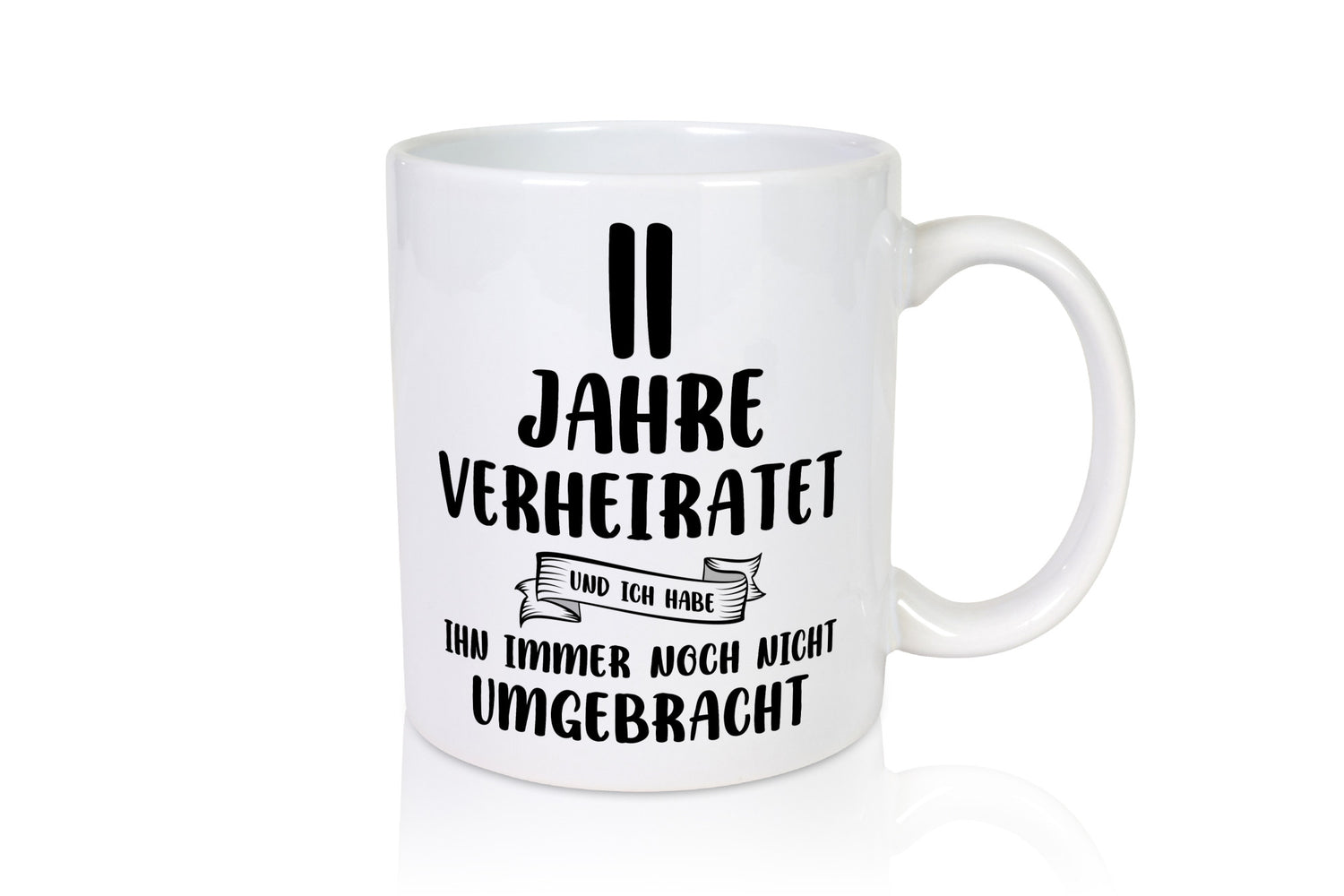 11 Jahre Verheiratet, immer noch am Leben! lustig Humor Geschenkidee Geschenk