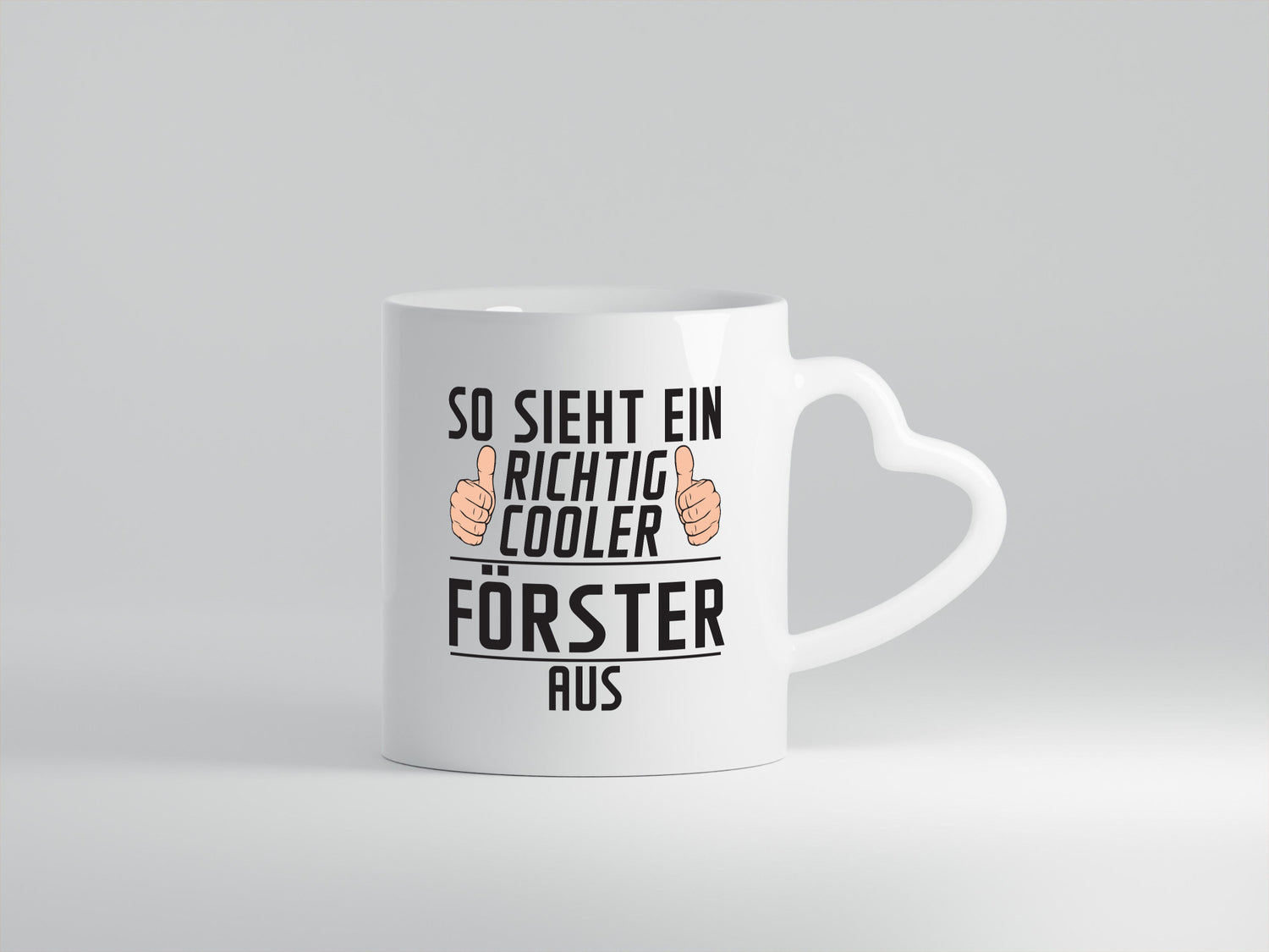 Richtig Cooler Förster | Forst Arbeit Geschenkidee Kollegen Büro Humor Tasse