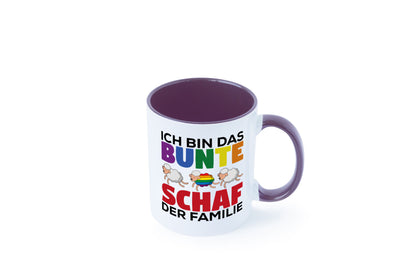 LGBTQ+ Tasse | Buntes Schaf Regenbogen Humor Geschenkidee