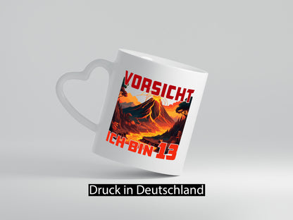 13. Geburtstag | 13 Jahre Vulkanausbruch Vulkan Humor Geschenkidee Tasse