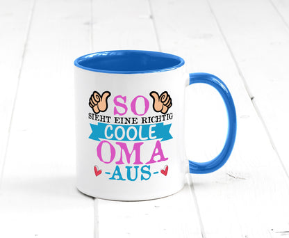 So sieht eine richtig Coole Oma aus | Großmutter Humor Familie Geschenkidee
