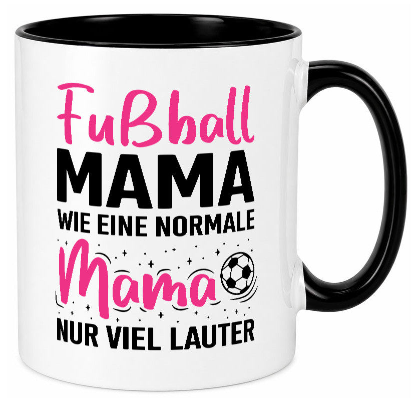 Fußball Mama | Coole Muttertag Geschenk Familie Geschenkidee lustiger Spruch Tasse