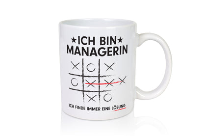 Löse Probleme: Managerin | Management lustiger Spruch Geschenk Humor