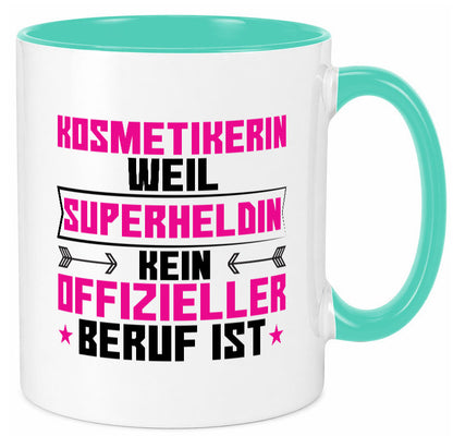 Superheldin Kosmetikerin | Kosmetik Stylistin Visagistin Geschenk Humor