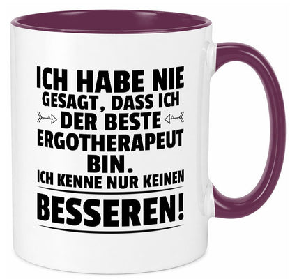 Der Beste Ergotherapeut | Ergotherapie Geschenkidee Humor Tasse