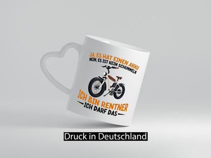 Rentner | E-Bike Elektrofahrrad für Geschenkidee Ruhestand Jubiläum Humor Tasse