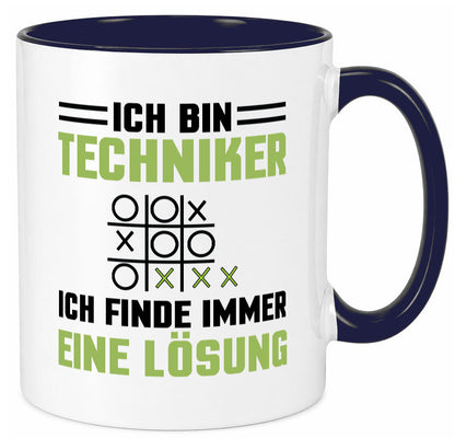 Ich bin Techniker finde immer eine Lösung | lustiger Spruch Geschenk Humor