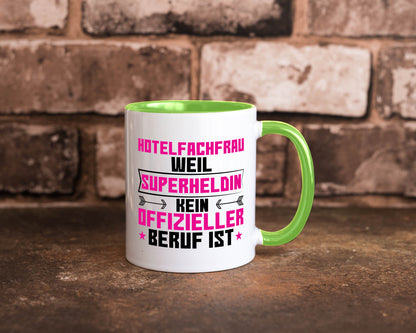 Superheldin Hotelfachfrau | Hotel lustiger Spruch Geschenk Humor Geschenkidee