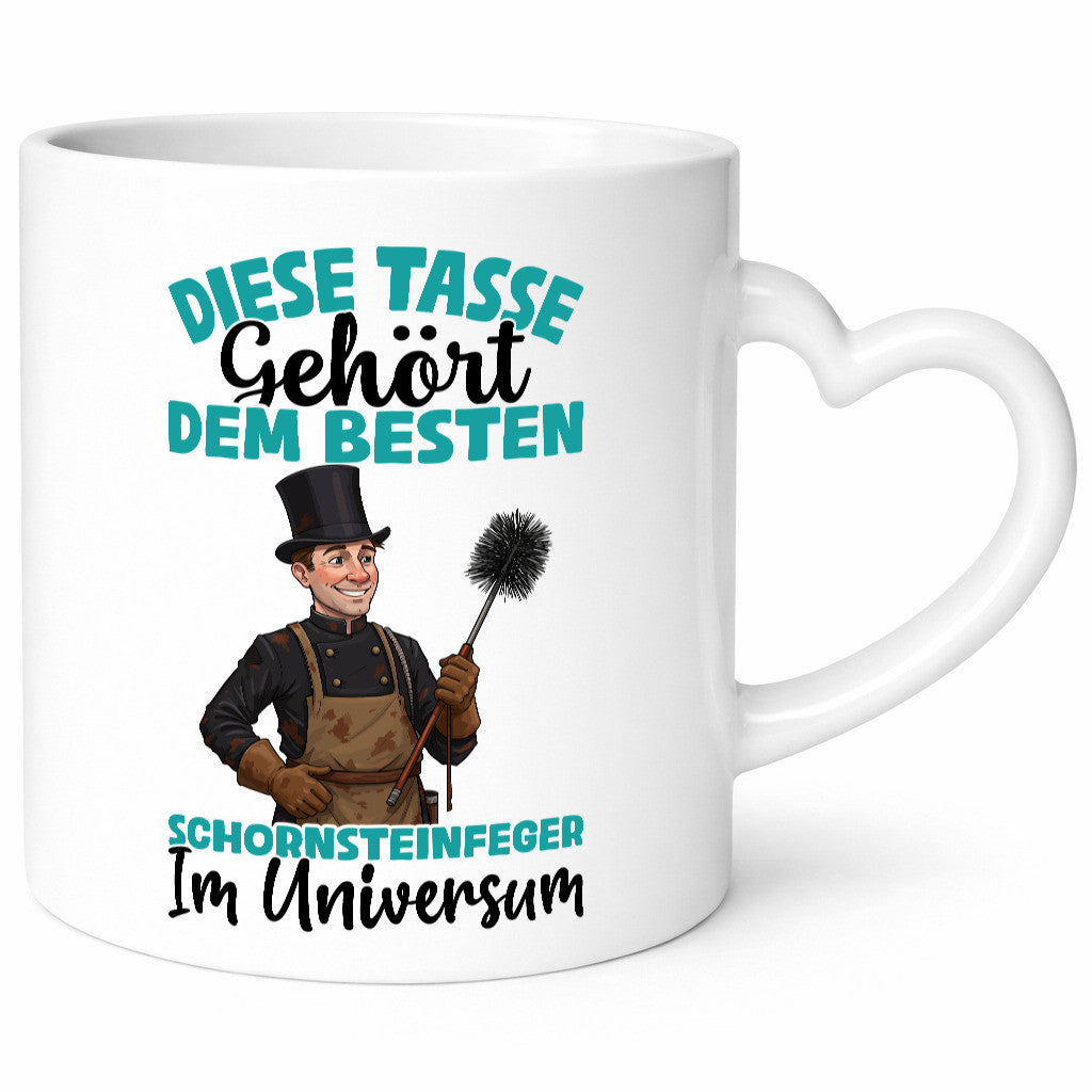 Im Universum: Schornsteinfeger | Kaminkehrer Humor Geschenkidee Tasse