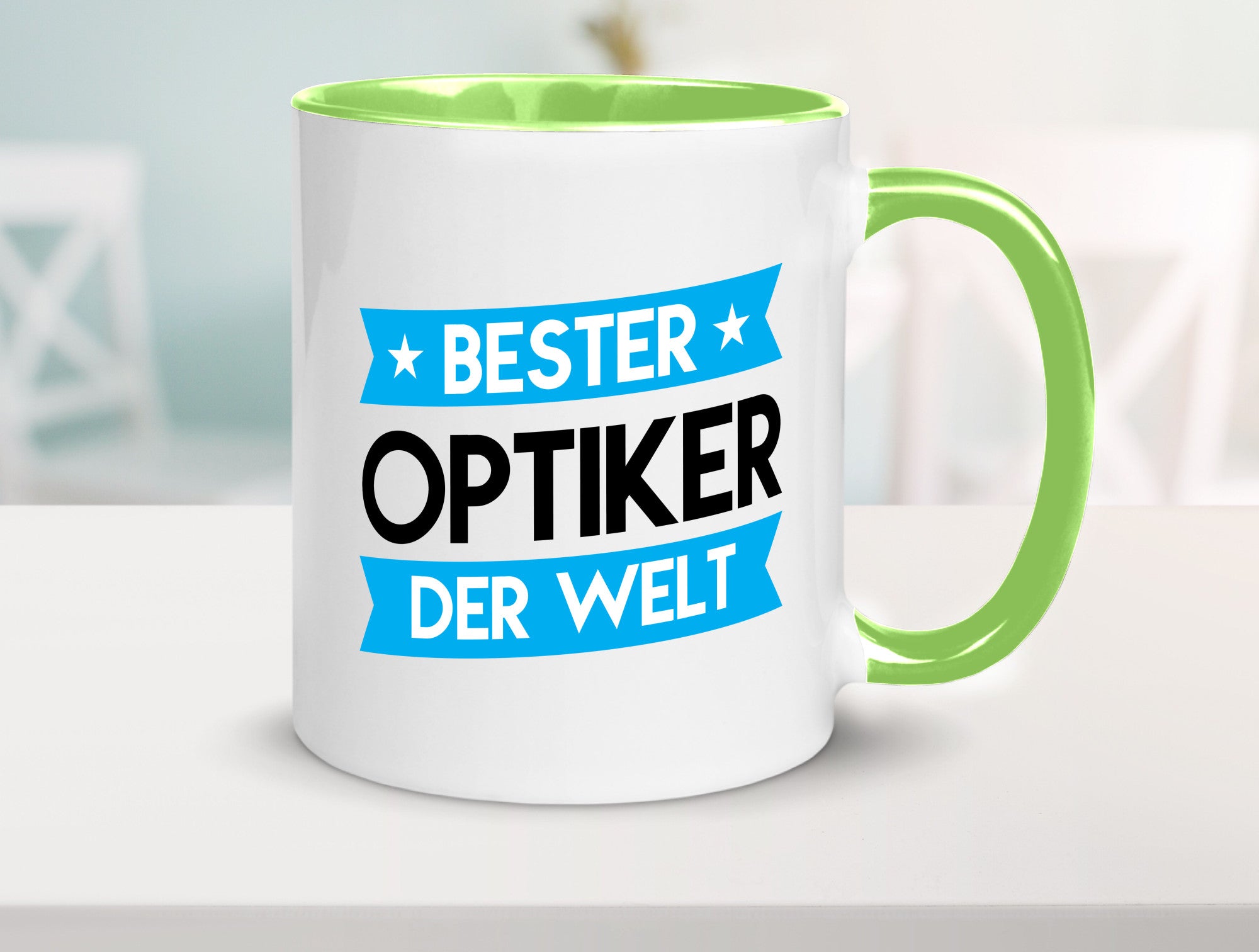 Bester Optiker | Augenoptiker Geschenkidee Humor Tasse