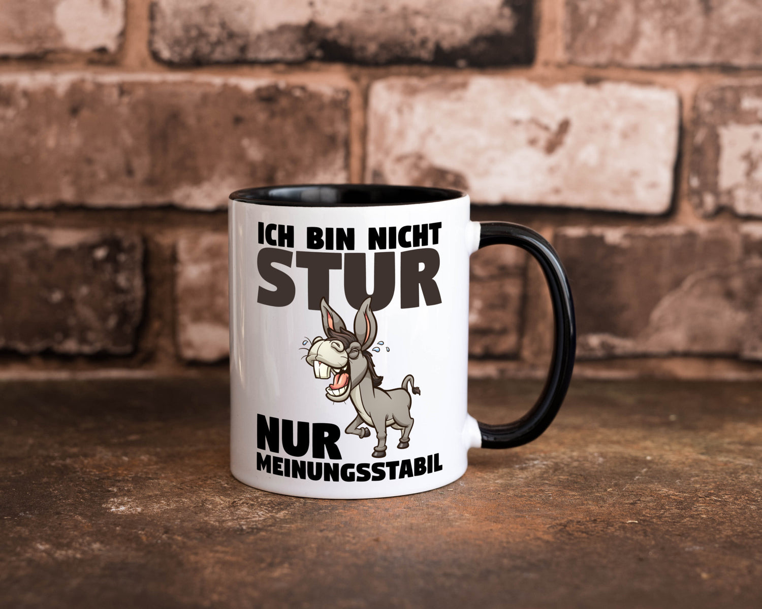 Sturer Esel | Sturkopf Tasse Dickkopf Spruch Humor lustiger Geschenk